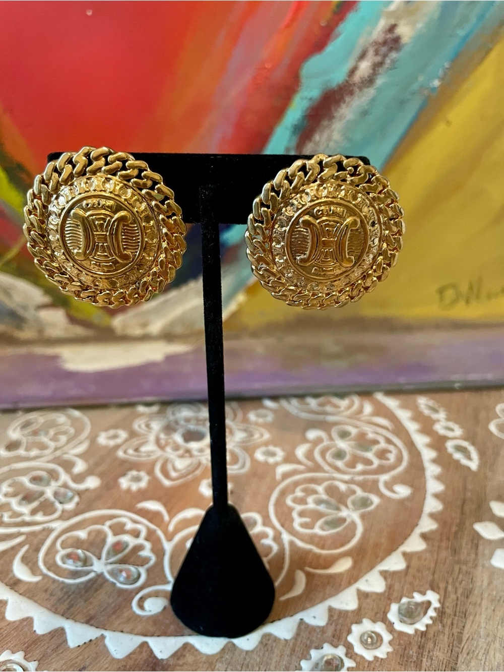 Celine Triomphe Earrings